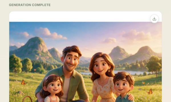 Step 03: Generate and download your image